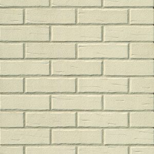 White textured brick slips